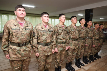 Фотография к новости: Четыре пары близнецов одновременно служат в Нацгвардии в Таразе