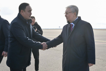 Токаев прибыл с рабочей поездкой в Жамбылскую область