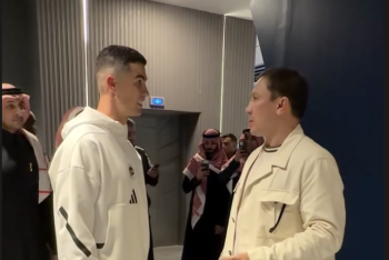 Фотография к новости: Головкин встретился с Криштиану Роналду в Эр-Рияде