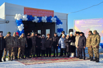 Фотография к новости: Безопасность более 2000 жителей Абайской области обеспечит новый пожарный пункт