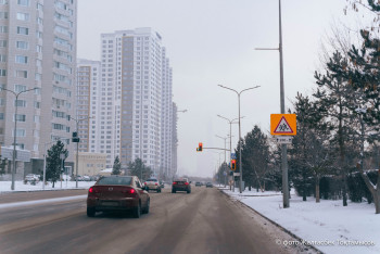 Фотография к новости: Жителей Астаны предупредили о гололёде