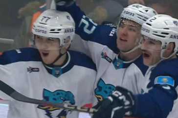 Фотография к новости: "Барыс" сенсационно обыграл "Авангард" в гостях