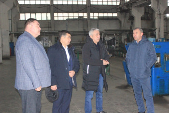 В области Жетысу на предпритиях побывали депутаты Мажилиса Казахстана