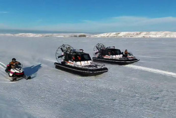 Фотография к новости: Аэролодки получили актюбинские спасатели
