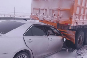 Фотография к новости: Смертельное ДТП произошло в Павлодарской области: двое погибших