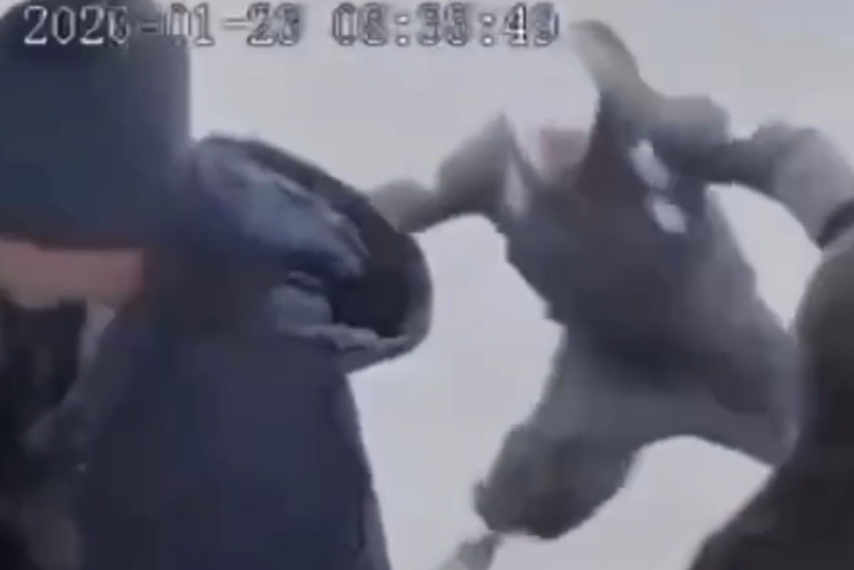 кадр из видеозаписи