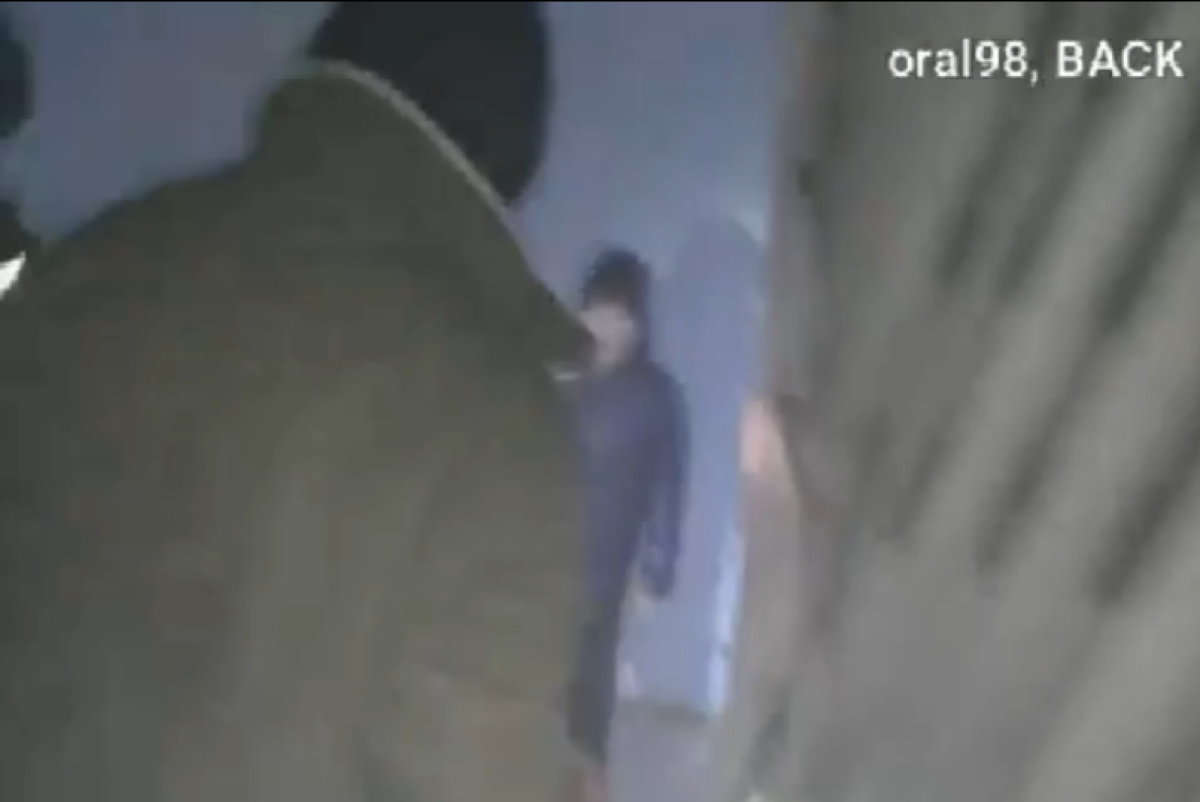 кадр из видеозаписи