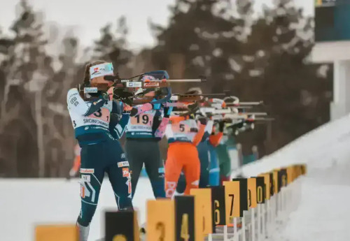 Фотография к новости: Женская сборная Казахстана осталась вне топ-60 на чемпионате Европы по биатлону