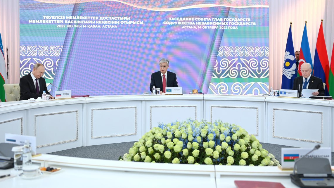 Заседание Совета глав государств СНГ проходит в Астане