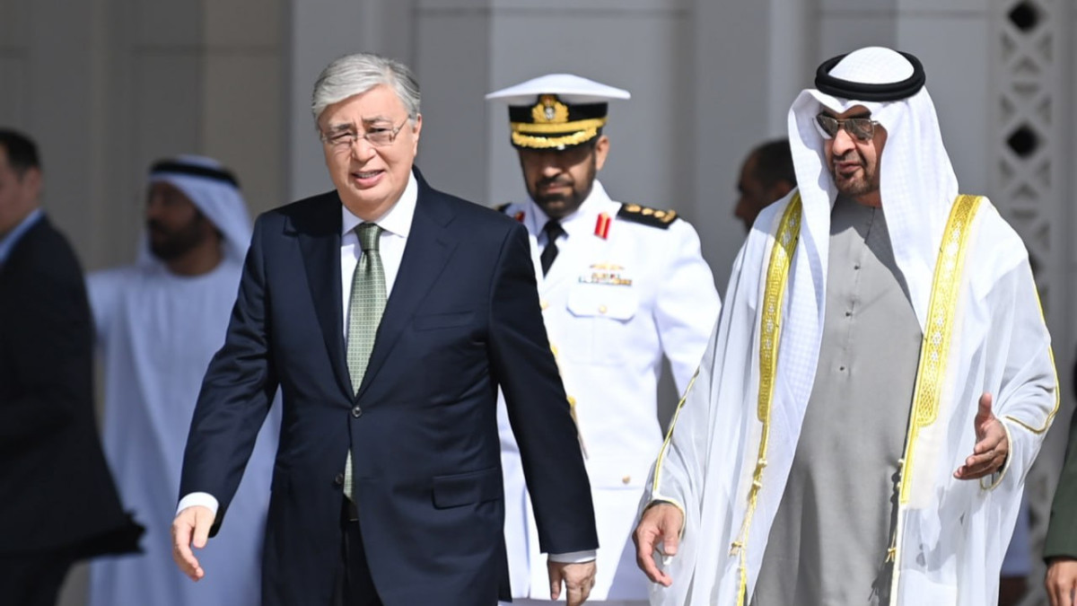 В ОАЭ состоялась встреча Касым-Жомарта Токаева и шейха Мухаммеда