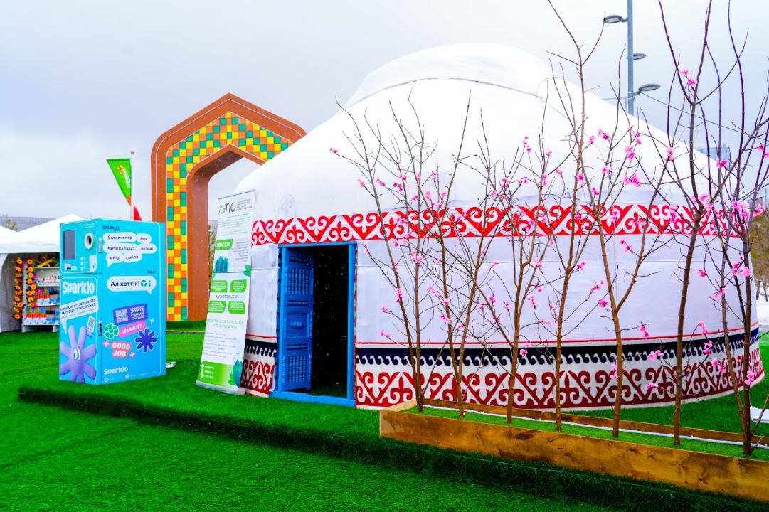 экоюрта, установленная на площадке ЭКСПО