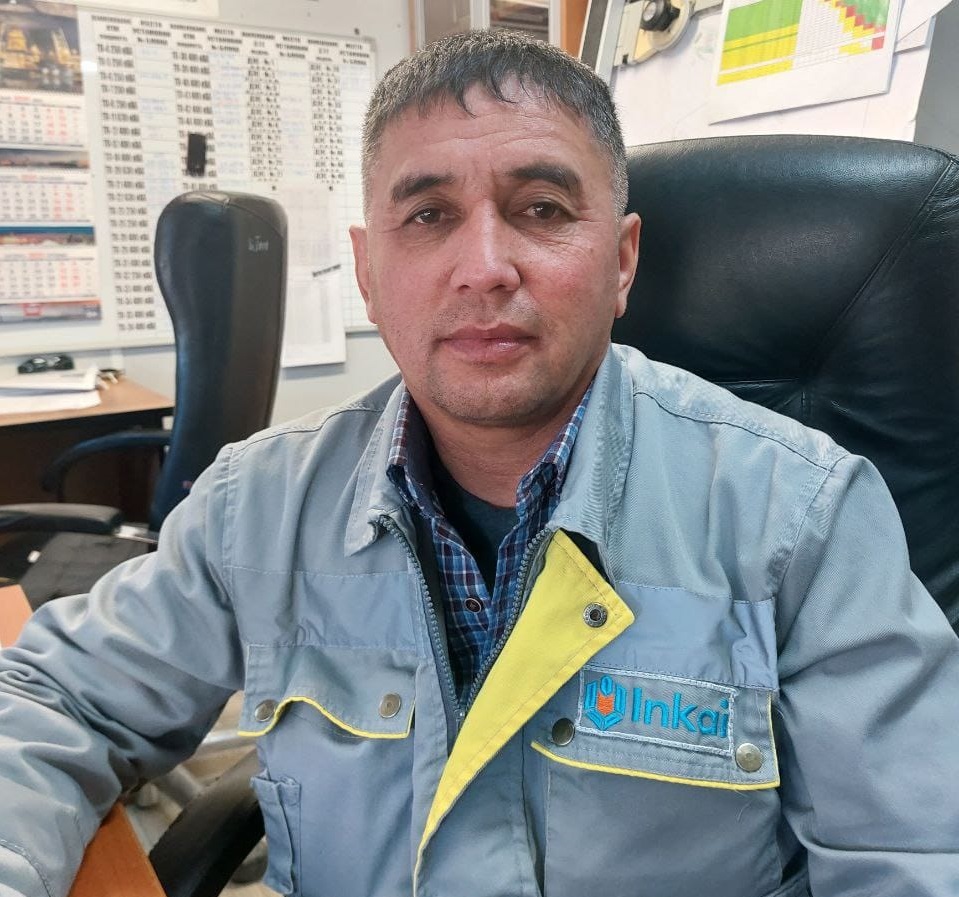 Сотрудник СП "Инкай" Пернебек Дауылбаев