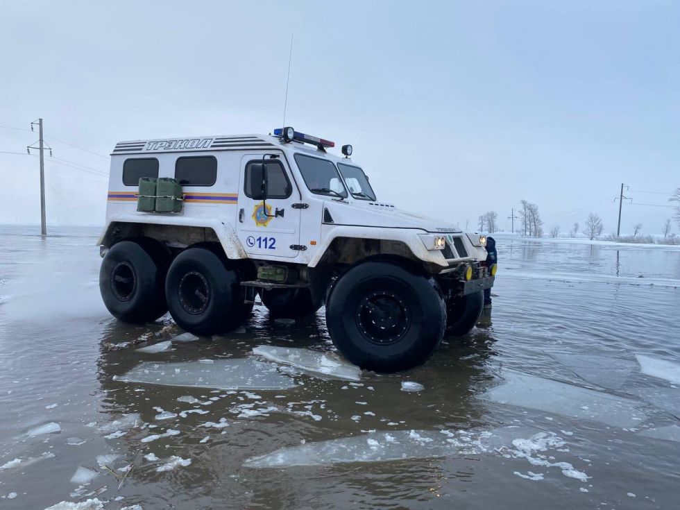 Пять сёл Карасуского района Костанайской области отрезаны водой от райцентра