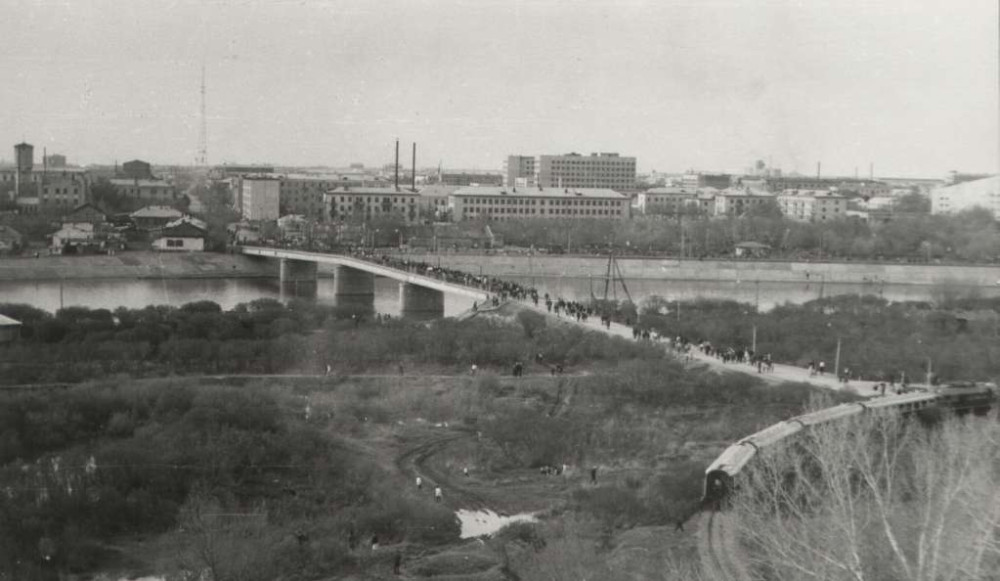 Пешеходный мост. Фото из личного архива Василия Тоскина